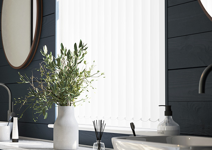Trinity (Blackout), White - Vertical Blind - Image 5